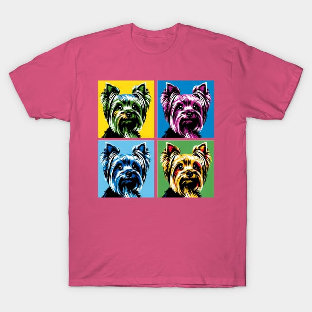 Yorkshire Terrier Pop Art - Dog Lover Gifts T-Shirt by PawPopArt